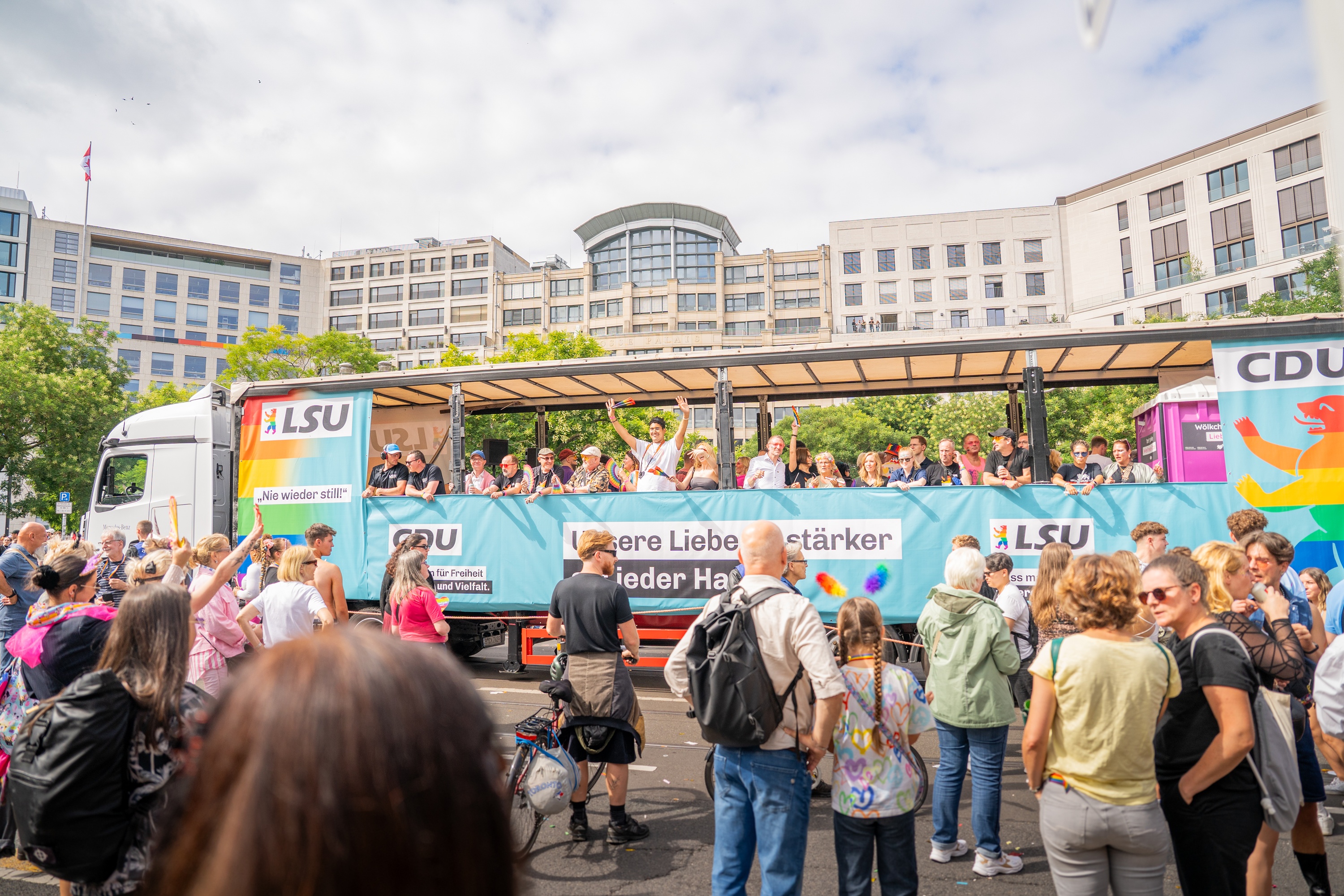 LSU und CDU auf dem Berliner CSD 2025 
Bild: Lukas Hanke